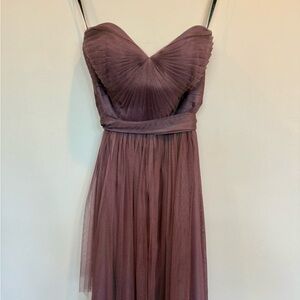 Jenny Yoo Purple Convertible Gown